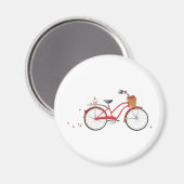 Chery Cherry Bicycle Magnet (Vorderseite/Rückseite)
