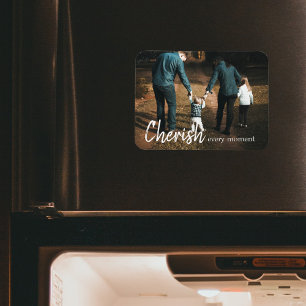 Cheryl jeden Augenblick Zitat Familienleben Foto Magnet