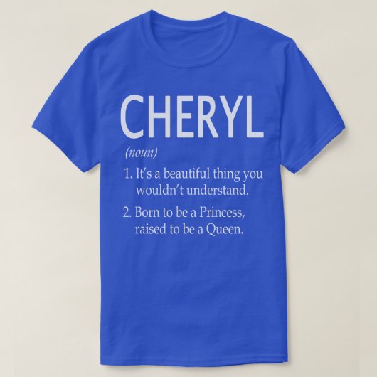 Cheryl Name Gift 23 T-Shirt (Design vorne)