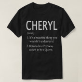 Cheryl Name Gift 95 T-Shirt (Design vorne)