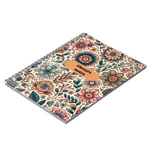 Cheryls Bemerkungen floral Notizblock