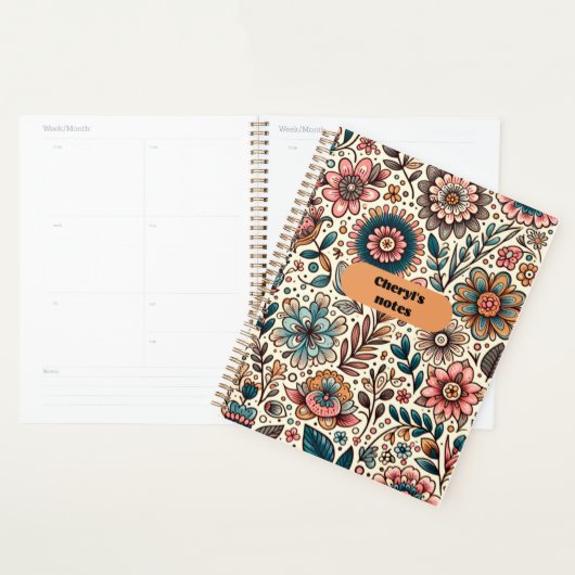 Cheryl's Notes floral notebook Planer (Anzeige)