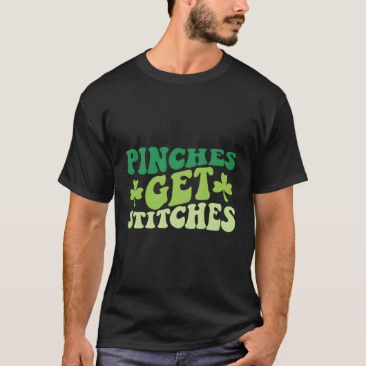 Ches Get Stitches St Patrick's Day T-Shirt (Vorderseite)