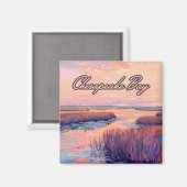 Chesapeake Bay Annapolis Maryland Virginia Sunrise Magnet (Vorderseite/Rückseite)