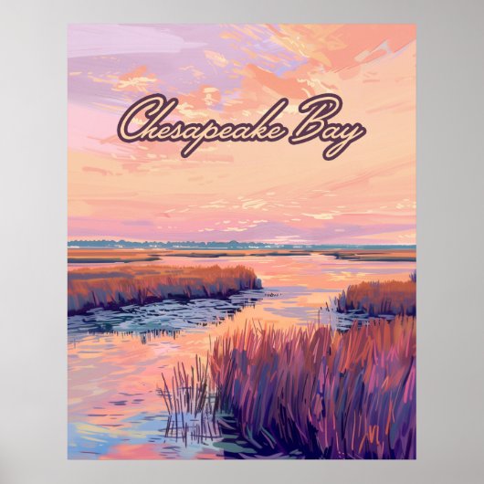 Chesapeake Bay Annapolis Maryland Virginia Sunrise Poster (Vorne)