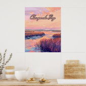 Chesapeake Bay Annapolis Maryland Virginia Sunrise Poster (Küche)