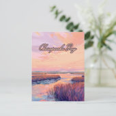 Chesapeake Bay Annapolis Maryland Virginia Sunrise Postkarte (Stehend Vorderseite)