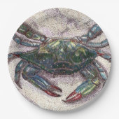 Chesapeake Bay Blue Crab Custom Paper Teller (Vorderseite)