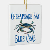 Chesapeake Bay Blue Crab Keramikornament (Rechts)