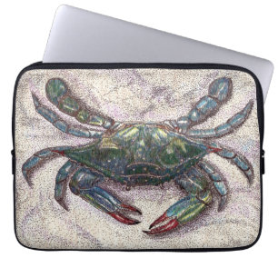 Chesapeake Bay Blue Crab Neopren Laptop Sleeve