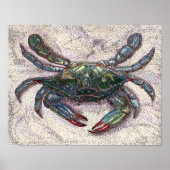 Chesapeake Bay Blue Crab Poster (Vorne)