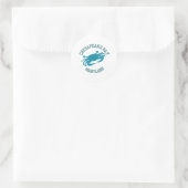 Chesapeake Bay Blue Crab Runder Aufkleber (Tasche)