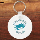 Chesapeake Bay Blue Crab Schlüsselanhänger (Vorderseite)
