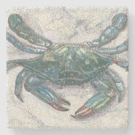 Chesapeake Bay Blue Crab Steinuntersetzer