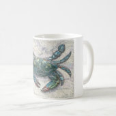 Chesapeake Bay Blue Crab Tasse (VorderseiteRechts)