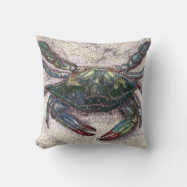Chesapeake Bay Blue Crab Throw Kissen