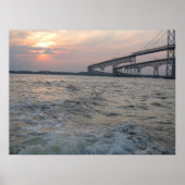Chesapeake Bay Bridge Foto Poster (Vorne)