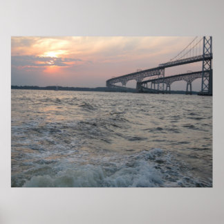 Chesapeake Bay Bridge Foto Poster