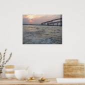 Chesapeake Bay Bridge Foto Poster (Küche)
