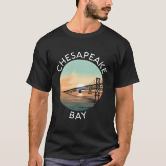 Chesapeake Bay Bridge Maryland Annapolis Kent Isla T-Shirt