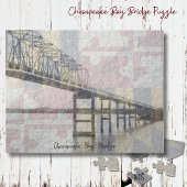 Chesapeake Bay Bridge Maryland Flag Puzzle