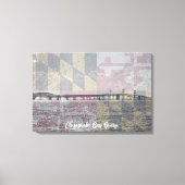 Chesapeake Bay Bridge Maryland Overlay Leinwand (Vorderseite)