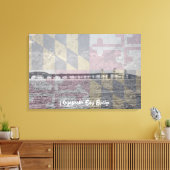 Chesapeake Bay Bridge Maryland Overlay Leinwand (Insitu (Wohnzimmer))
