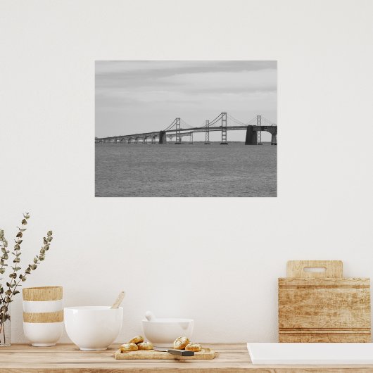 Chesapeake Bay Bridge Poster (Küche)