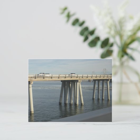 Chesapeake Bay Bridge Postkarte (Stehend Vorderseite)