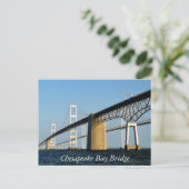 Chesapeake Bay Bridge Postkarte (Stehend Vorderseite)
