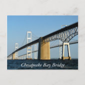 Chesapeake Bay Bridge Postkarte (Vorderseite)