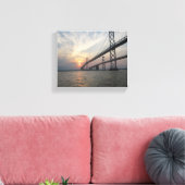 Chesapeake Bay Bridge Sunset Leinwand (Insitu (Wohnzimmer))