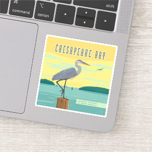 Chesapeake Bay größte Küste Nordamerikas Aufkleber