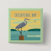 Chesapeake Bay größte Küste Nordamerikas Button (Vorderseite)