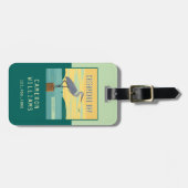 Chesapeake Bay größte Küste Nordamerikas Gepäckanhänger (Vorderseite horizontal)