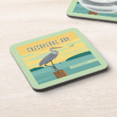 Chesapeake Bay größte Küste Nordamerikas Getränkeuntersetzer (Linke Seite)