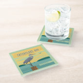 Chesapeake Bay größte Küste Nordamerikas Glasuntersetzer (Schrägansicht)