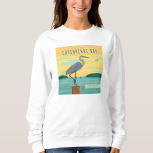 Chesapeake Bay größte Küste Nordamerikas Sweatshirt