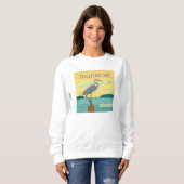 Chesapeake Bay größte Küste Nordamerikas Sweatshirt (Vorne ganz)