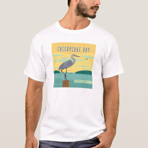 Chesapeake Bay größte Küste Nordamerikas T-Shirt