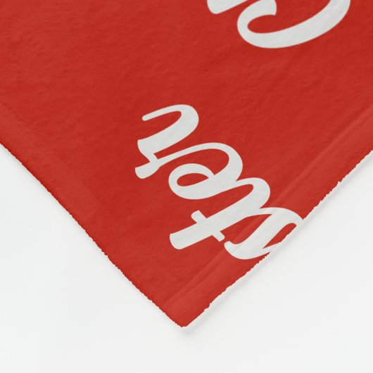 Chesapeake Bay Hund mit Namen Gemusterte Weihnacht Fleecedecke (Ecke)