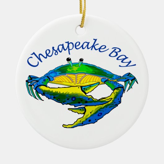 Chesapeake Bay Keramik Ornament (Vorne)
