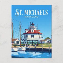 Chesapeake Bay Maritime Museum USA -> Chesapeake B Postkarte