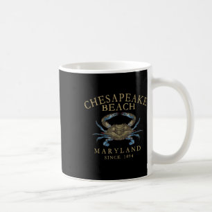 Chesapeake Bay Maryland Blaue Krabbe Vintage gebog Kaffeetasse