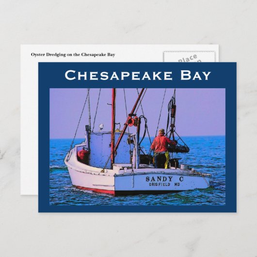 Chesapeake Bay Postcard Postkarte (Vorne/Hinten)
