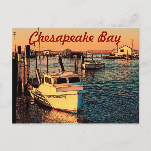 Chesapeake Bay Postkarte (Vorderseite)