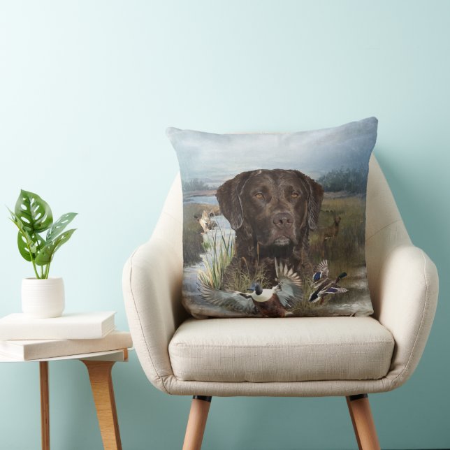 Chesapeake Bay Retriever, Art Kissen (Stuhl )