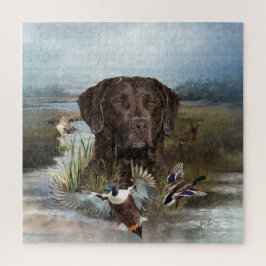 Chesapeake Bay Retriever, Art Puzzle