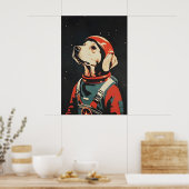 Chesapeake Bay Retriever Astronaut Poster (Küche)