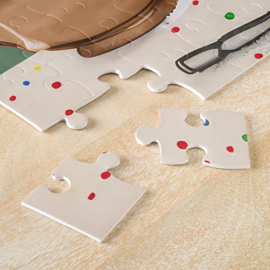 Chesapeake Bay Retriever Backen: Feierliche Weihna Puzzle (Seite)